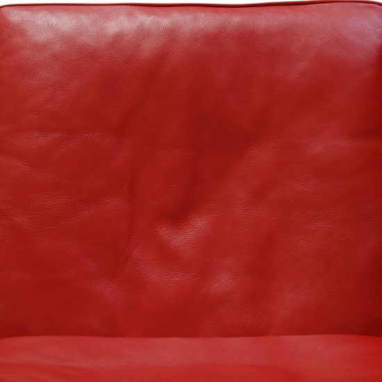 Børge Mogensen 2208 2.personers sofa i rødt læder