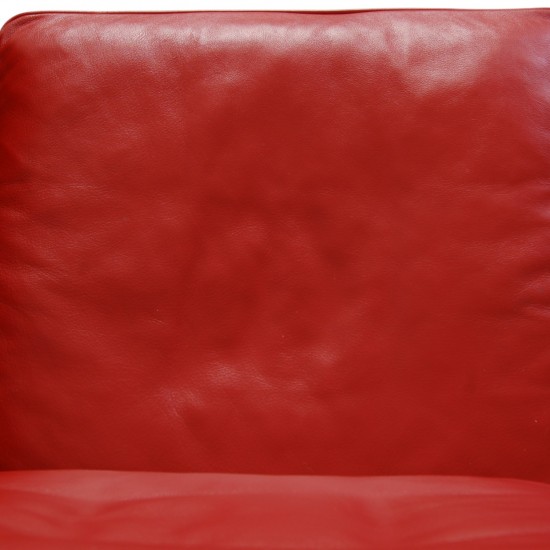 Børge Mogensen 2208 2.personers sofa i rødt læder