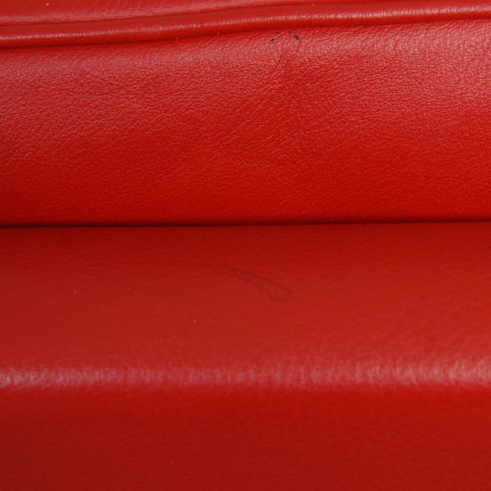 Børge Mogensen 2208 2.personers sofa i rødt læder