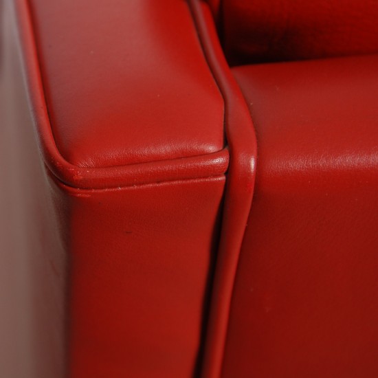 Børge Mogensen 2208 2.personers sofa i rødt læder