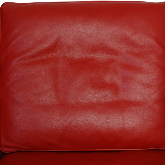 Børge Mogensen 2208 2.personers sofa i rødt læder