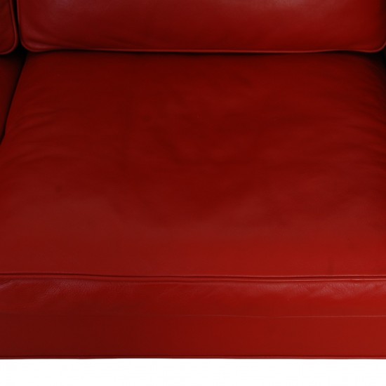 Børge Mogensen 2208 2.personers sofa i rødt læder