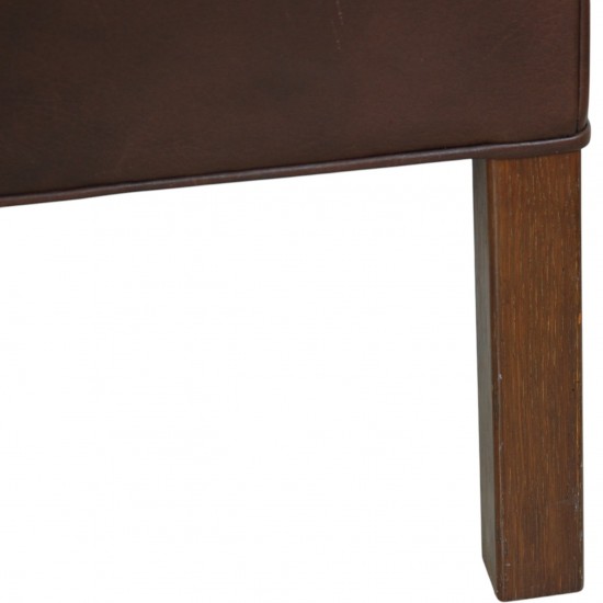 Børge Mogensen 2321 lænestol i brunt læder