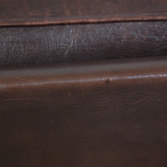 Børge Mogensen 2321 lænestol i brunt læder