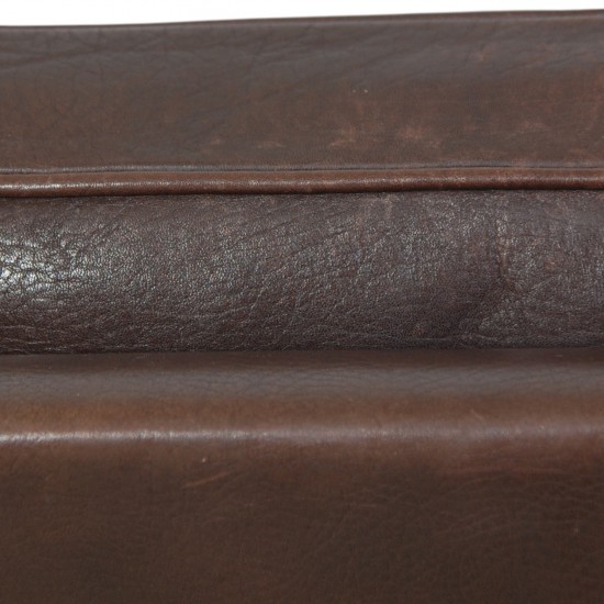 Børge Mogensen 2321 lænestol i brunt læder