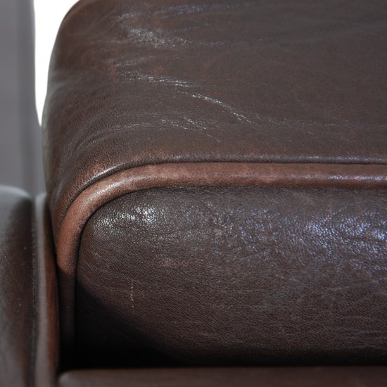 Børge Mogensen 2321 lænestol i brunt læder