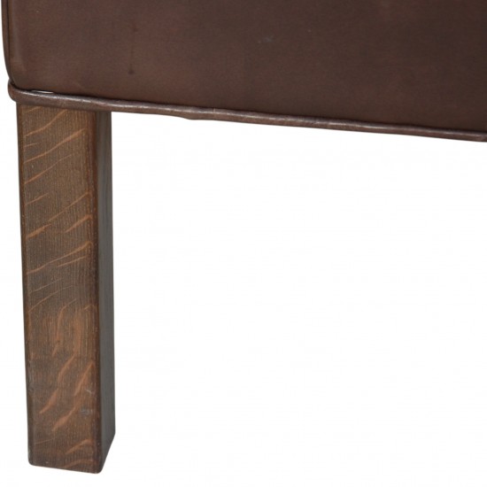 Børge Mogensen 2321 lænestol i brunt læder