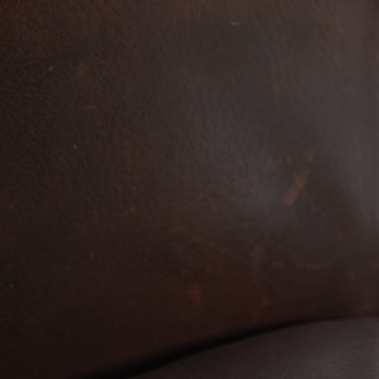 Børge Mogensen 2321 lænestol i brunt læder