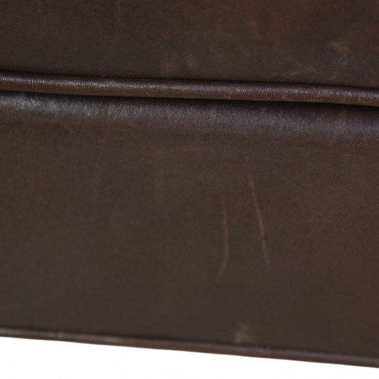 Børge Mogensen 2321 lænestol i brunt læder