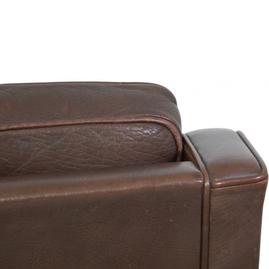 Børge Mogensen 2321 lænestol i brunt læder