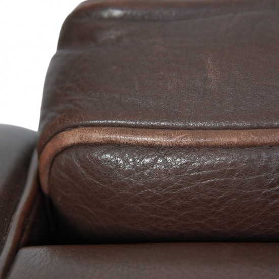 Børge Mogensen 2321 lænestol i brunt læder