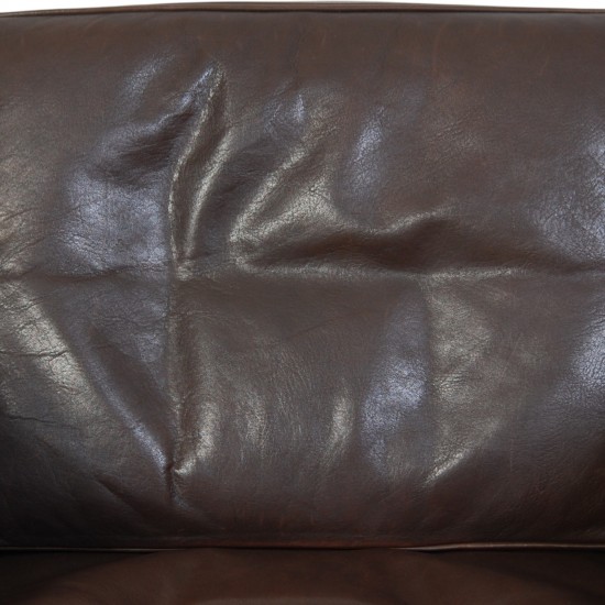 Børge Mogensen 2321 lænestol i brunt læder