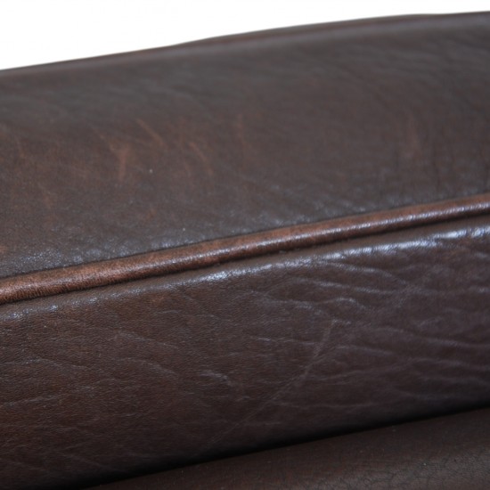 Børge Mogensen 2321 lænestol i brunt læder