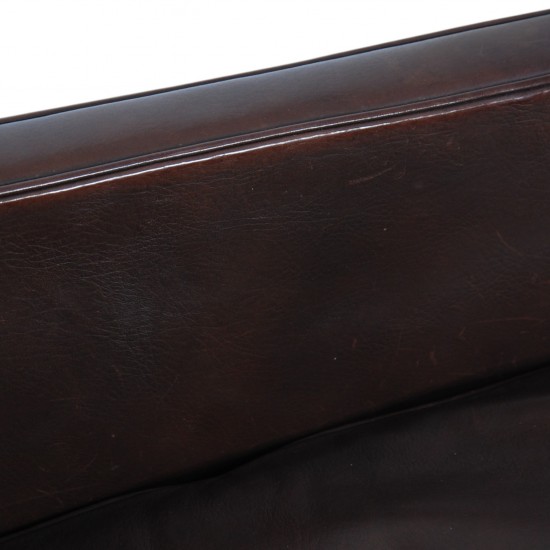 Børge Mogensen 2321 lænestol i brunt læder