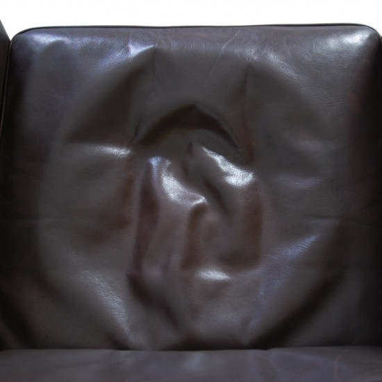 Børge Mogensen 2321 lænestol i brunt læder