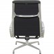 Charles Eames Ea222 loungestol i sort læder