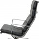 Charles Eames Ea222 loungestol i sort læder