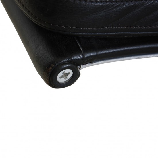 Charles Eames Ea222 loungestol i sort læder