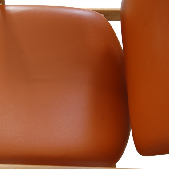 Finn Juhl France stol i cognac læder og eg