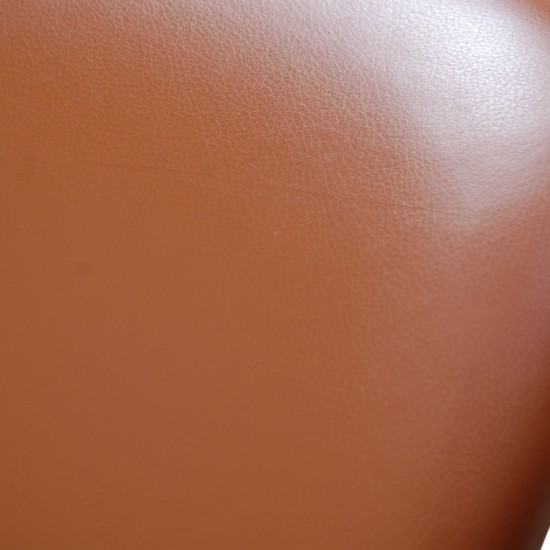 Finn Juhl France stol i cognac læder og eg