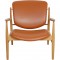 Finn Juhl France stol i cognac læder og eg