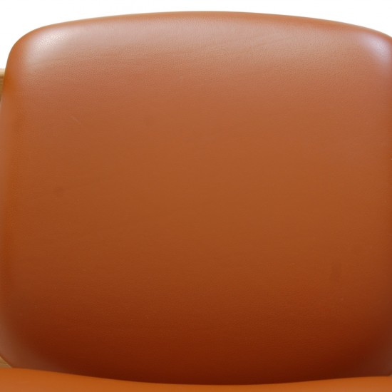 Finn Juhl France stol i cognac læder og eg