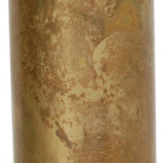 Vintage dobbeltarmet bordlampe i messing med grønne glasskærme