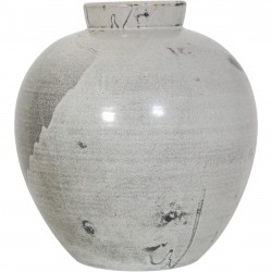 Herman Kæhler grå keramisk vase H: 31 cm, 1950-1960'erne