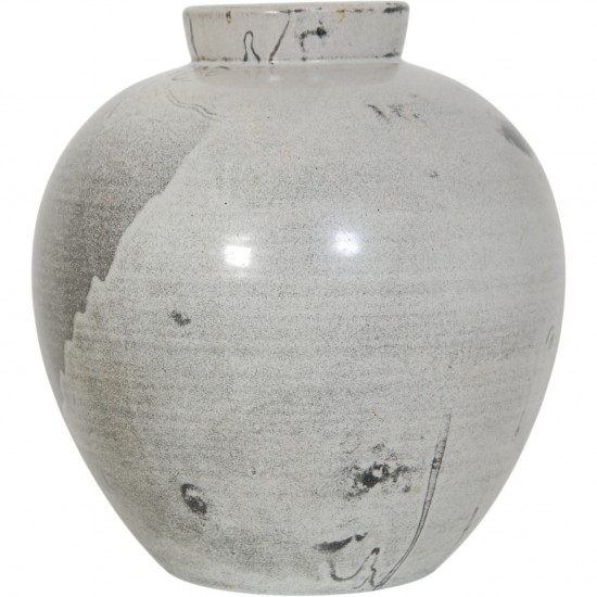 Herman Kæhler grå keramisk vase H: 31 cm, 1950-1960'erne