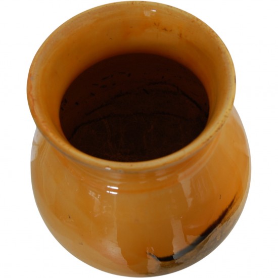 Herman Kæhler gul vase, H:29 Cm, 1930-1940'erne