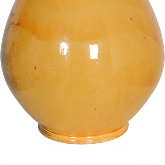 Herman Kæhler gul vase, H:29 Cm, 1930-1940'erne