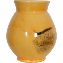 Herman Kæhler gul vase, H:29 Cm, 1930-1940'erne