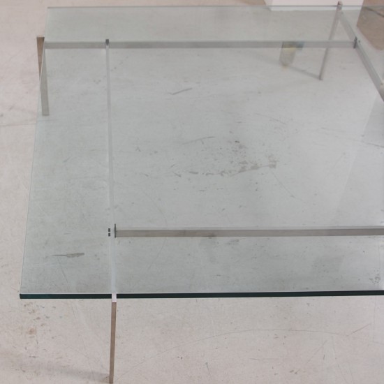 Poul Kjærholm PK61a glas sofabord