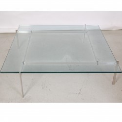Poul Kjærholm PK61a glas sofabord
