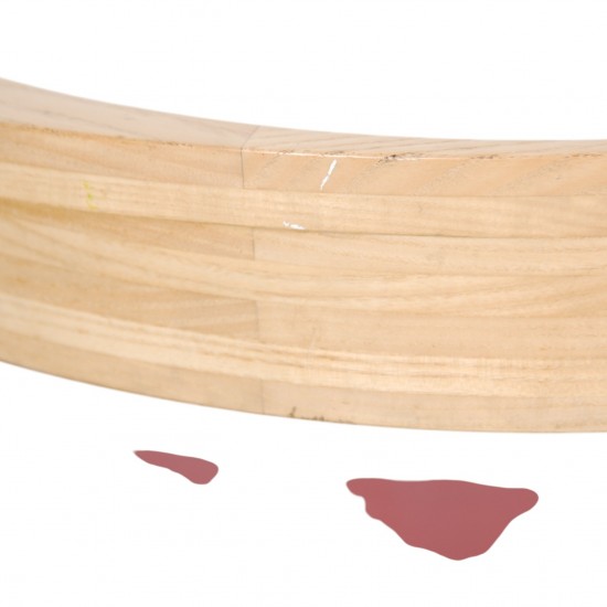 Poul Kjærholm PK11 stol i rødt læder 1984