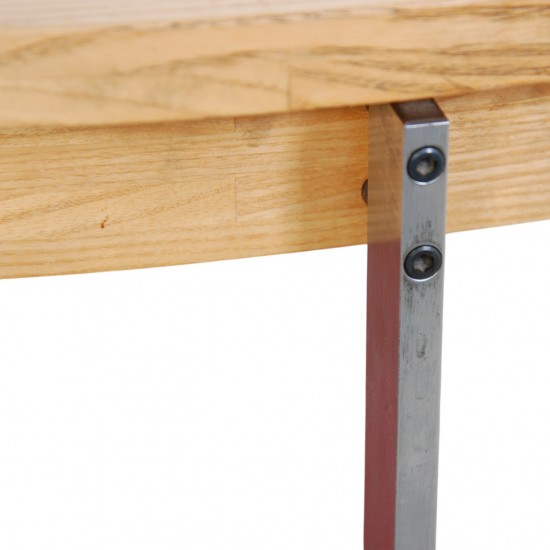 Poul Kjærholm PK11 stol i rødt læder 1984