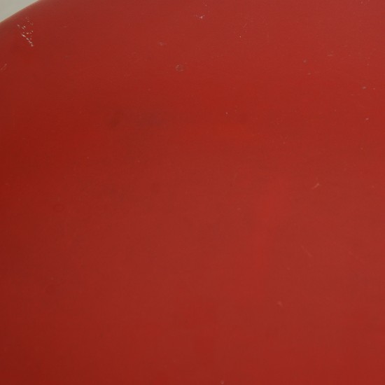 Poul Kjærholm PK11 stol i rødt læder 1984