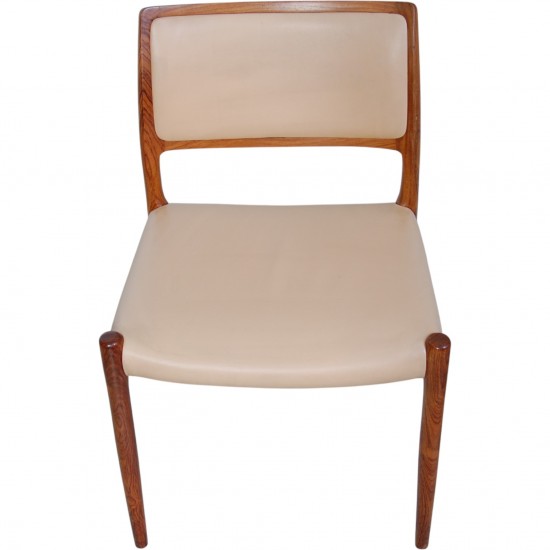 Sæt af 10 N.O Møller model 80 stole i palisander