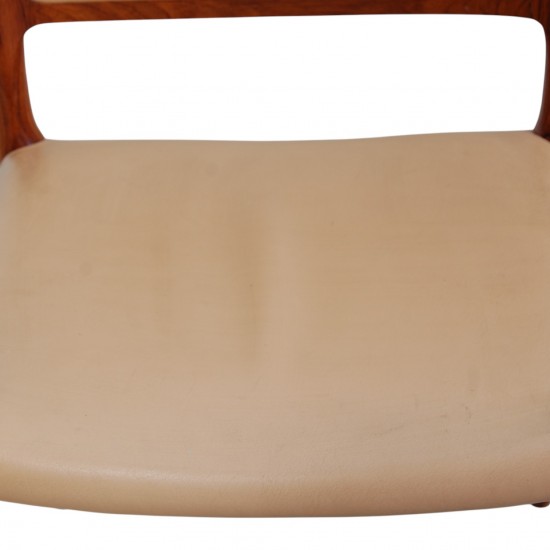 Sæt af 10 N.O Møller model 80 stole i palisander