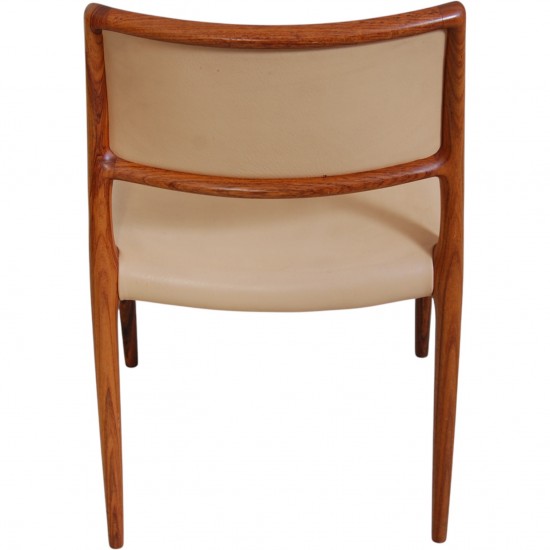 Sæt af 10 N.O Møller model 80 stole i palisander