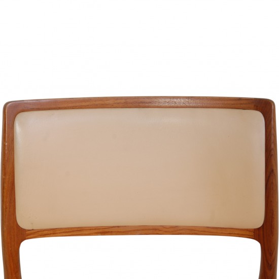 Sæt af 10 N.O Møller model 80 stole i palisander