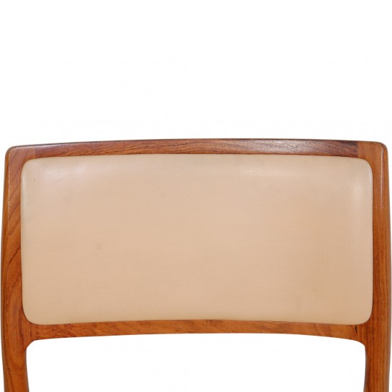 Sæt af 10 N.O Møller model 80 stole i palisander