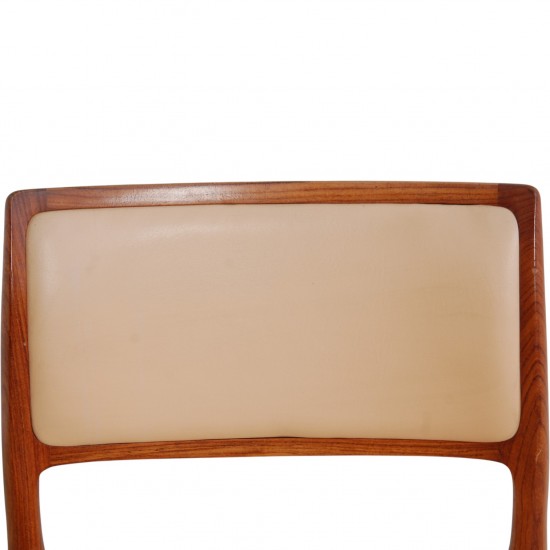 Sæt af 10 N.O Møller model 80 stole i palisander