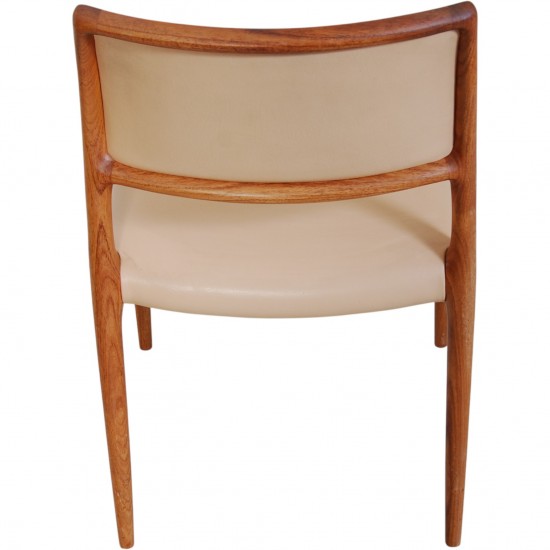 Sæt af 10 N.O Møller model 80 stole i palisander