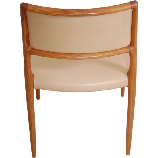 Sæt af 10 N.O Møller model 80 stole i palisander