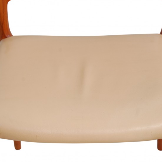 Sæt af 10 N.O Møller model 80 stole i palisander