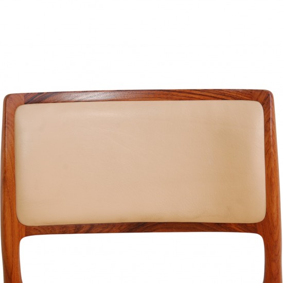 Sæt af 10 N.O Møller model 80 stole i palisander