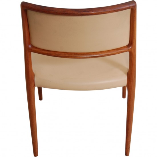 Sæt af 10 N.O Møller model 80 stole i palisander