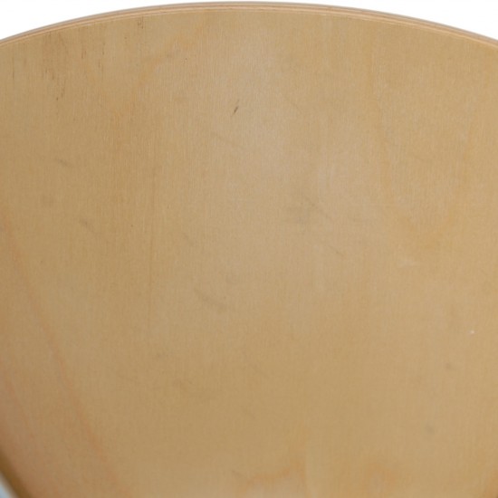 Nanna Ditzel Trinidad stol i bøg og sort læder