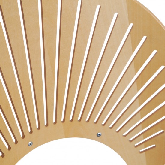 Nanna Ditzel Trinidad stol i bøg og sort læder